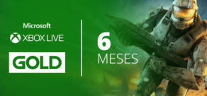 Xbox Live Gold - 6 Meses