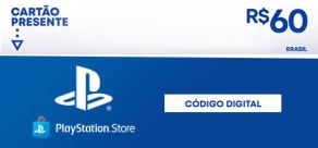 R$60 PlayStation Store - Digital Gift Card
