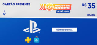 R$35 PlayStation Store - Cartão Presente Digital