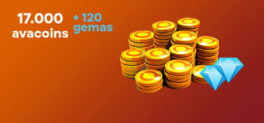 17.000 Avacoins + 120 Gems - Avakin Life