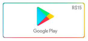 Código R$15 do Google Play