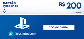 R$200 PlayStation Store - Cartão Presente Digital