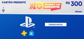 R$300 PlayStation Store - Cartão Presente Digital