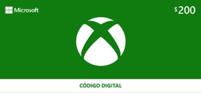 Xbox - Tarjeta de Regalo Digital 200 MXN