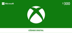 Xbox - Cartão Presente Digital 300 MXN