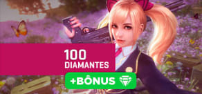 Free Fire - 100 Diamantes + 20% de Bônus