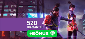 Free Fire - 520 Diamonds + 10% Bônus