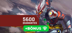 Free Fire - 5600 Diamantes + 20% de Bônus