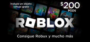Gift Card Digital Roblox $200 MXN
