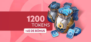 Honor of Kings - 1200 Tokens + 45 de Bônus