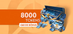Honor of Kings - 8000 Tokens + 360 de Bônus