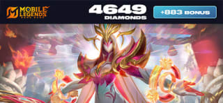Mobile Legends: Bang Bang - 4.649 Diamantes + 883 Bônus