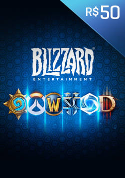 Saldo Blizzard - Gift Card Digital 50 Reais