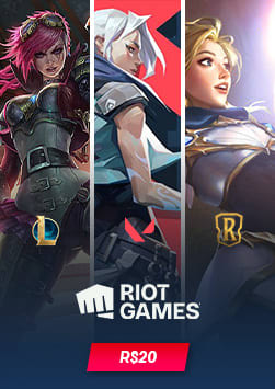 Gift Card Digital Riot League of Legends R$ 50,00 em Promoção na Americanas