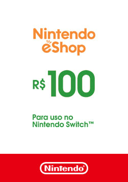 Nintendo - Gift Card Digital 100 Reais