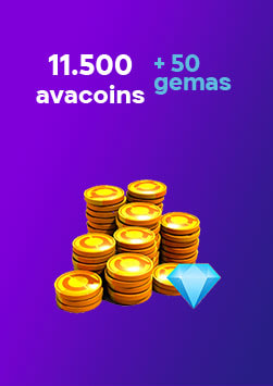 11.500 Avacoins + 50 Gemas - Avakin Life