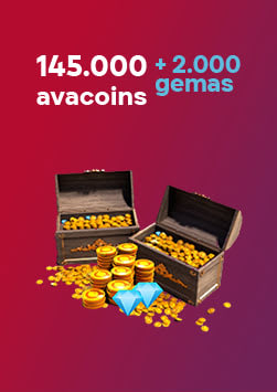 145.000 Avacoins + 2000 Gemas - Avakin Life