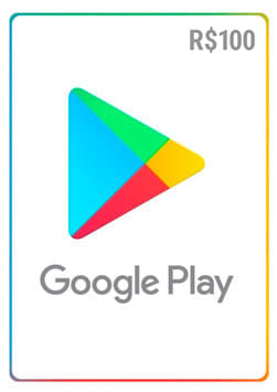 Google Play R$100 - Gift Card Digital