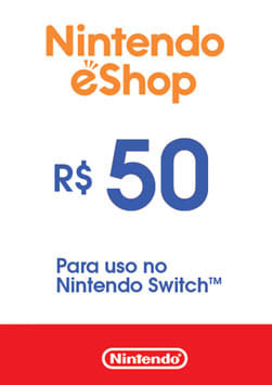 Nintendo - Gift Card Digital 50 Reais