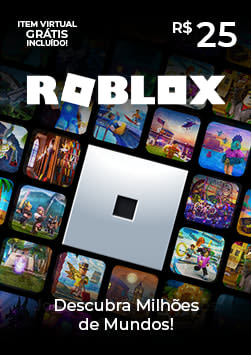 Cartão Presente Roblox - R$100 Reais Código Digital - Cardstore