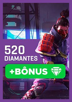 Free Fire - 520 Diamantes + 10% de Bonificación