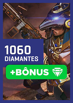 Free Fire - 5.600 Diamantes + 10% de Bônus