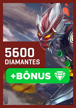 Free Fire - 5600 Diamonds + 10% Bônus
