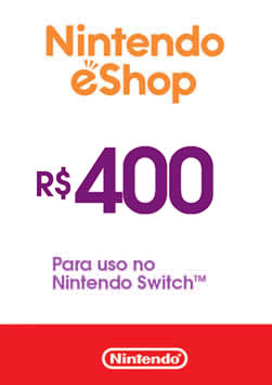 Cartao Eshop 100 Reais Nintendo Switch