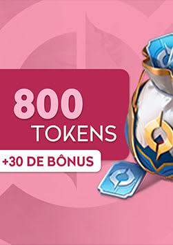 Honor of Kings - 800 Tokens + 30 de Bônus