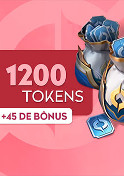 Honor of Kings - 1200 Tokens + 45 de Bônus