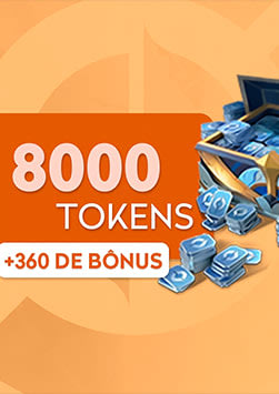 Honor of Kings - 8000 Tokens + 360 de Bônus