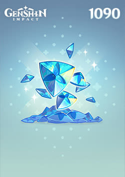 Genshin Impact - 1090 - 980 + 110 Genesis Crystals