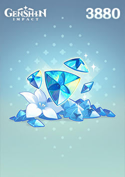 Genshin Impact - 3880 - 3280 + 600 Genesis Crystals