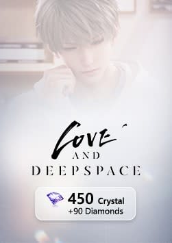 Love and Deepspace - 450 Crystals + 90 Diamonds