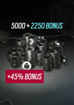 Rainbow Six Mobile - 7250 Platina (5000 + 2250 de bônus)