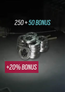 Rainbow Six Mobile - 300 Platina (250 + 50 de bĂ´nus)