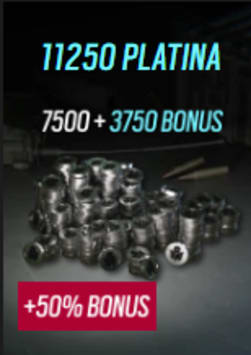 Rainbow Six Mobile - 11250 Platina (7500 + 3750 de bônus)