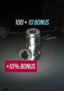 Rainbow Six Mobile - 110 Platina (100 + 10 de bônus)