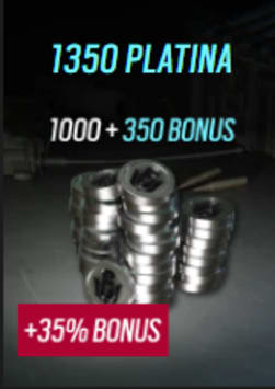 Rainbow Six Mobile - 1350 Platina (1000 + 350 de bônus)