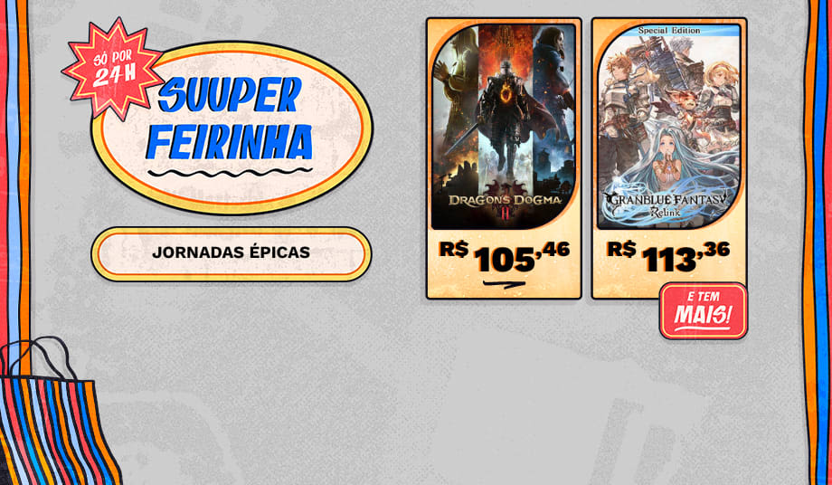 Só jornadas ÉPICAS na Suuper Feirinha!