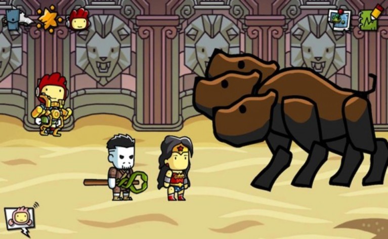 Perguntas sobre Scribblenauts Unmasked quanto aos conceitos de