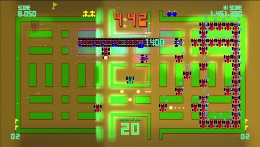 Captura de pantalla 6 - Pac-Man Championship Edition DX+: Rally-X Skin