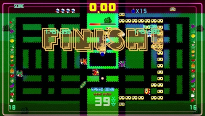 Captura de pantalla 1 - Pac-Man Championship Edition DX+: Dig Dug Skin