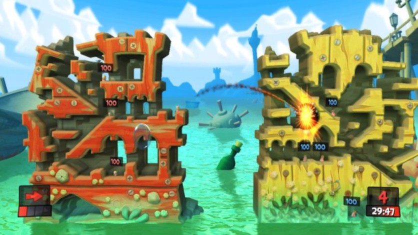 Screenshot 4 - Worms Revolution