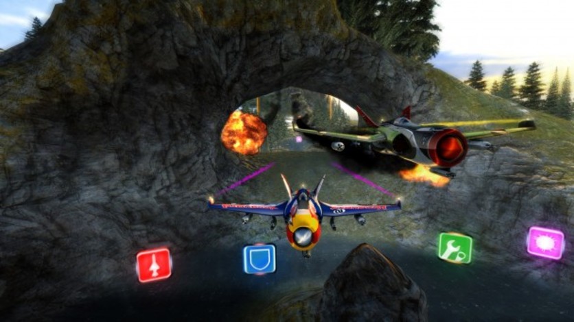 Screenshot 4 - SkyDrift: Extreme Fighters Premium Airplane Pack
