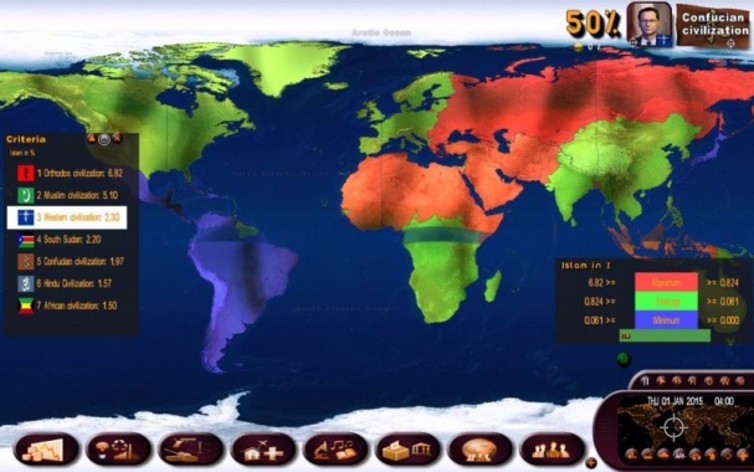 Captura de pantalla 1 - Masters of the World - Geo-Political Simulator 3 - Modding Tool Add-on