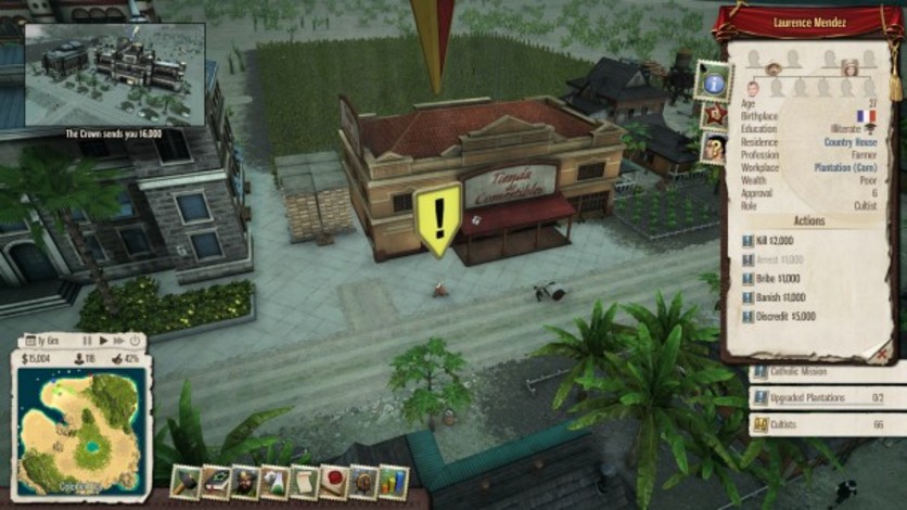 Captura de pantalla 2 - Tropico 5: Inquisition