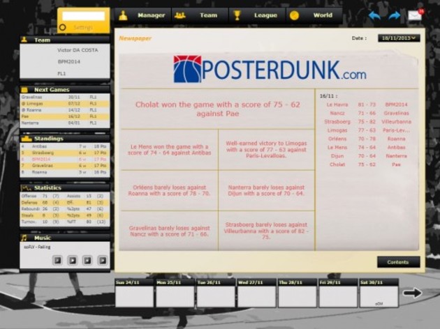 Captura de pantalla 8 - Basketball Pro Management 2014