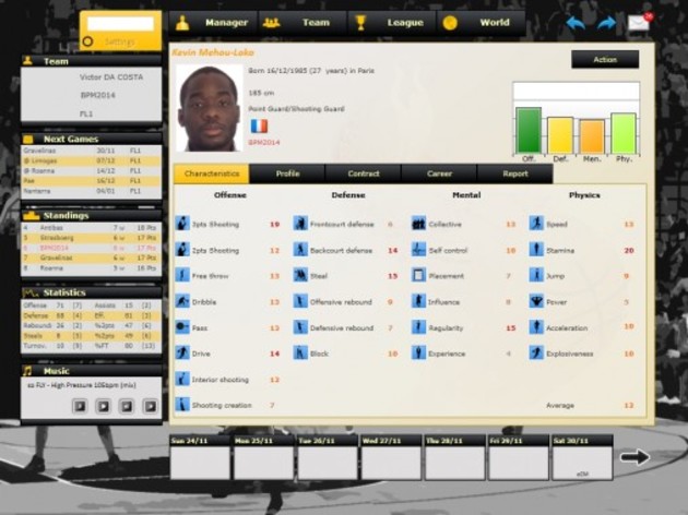 Captura de pantalla 3 - Basketball Pro Management 2014