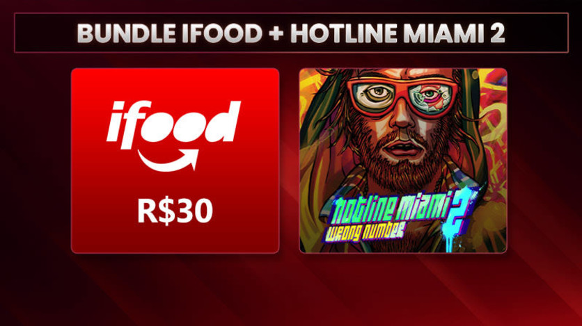 Screenshot 1 - iFood - Gift Card Digital R$30 + R$10 Bônus no app  + Hotline Miami 2: Wrong Number